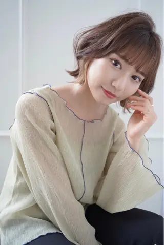 ショート レイヤー⭐️カラー ⭐️平川雅史のヘアスタイル