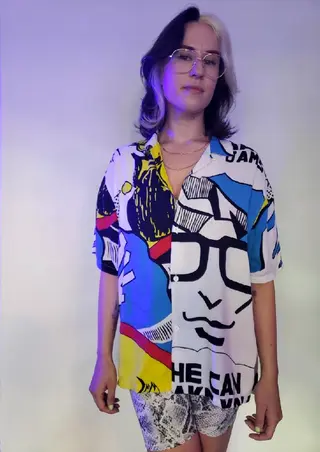 ミディアム Backbocker所属・ハイトーン/ブリーチ /デザインカラーのヘアスタイル