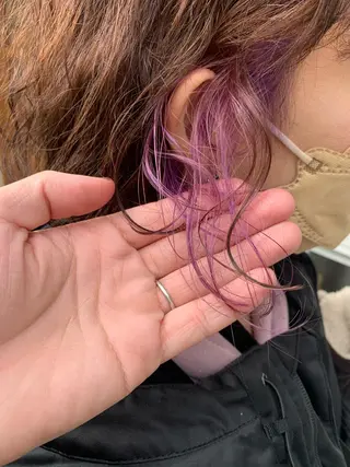 カラー toki所属・SHU NTAのヘアスタイル