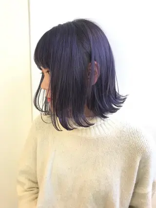 ミディアム カラー Le'a渋谷所属・インナーエクステ渋谷 🦋KAJIのヘアスタイル