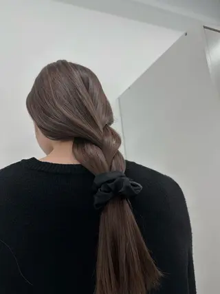 セミロング カラー キッズ オトナヘア🌸 harukaのヘアスタイル