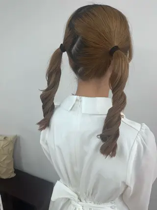 ミディアム 遠藤 乙夏のヘアスタイル