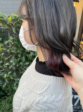 ミディアム 韓国風ヘア♡ runaのヘアスタイル