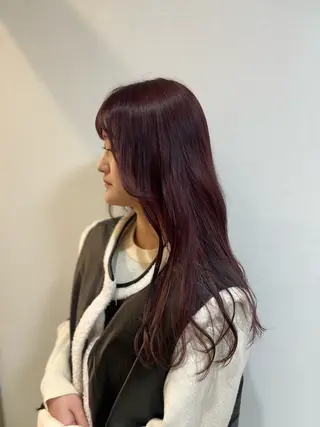 ロング カラー 札幌パーマ レイヤー/後藤海音のヘアスタイル