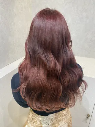 ロング カラー chinatsu ໒꒱ ‧₊˚のヘアスタイル
