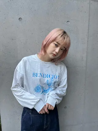 ミディアム カラー 浦和Lond 山本賢人のヘアスタイル