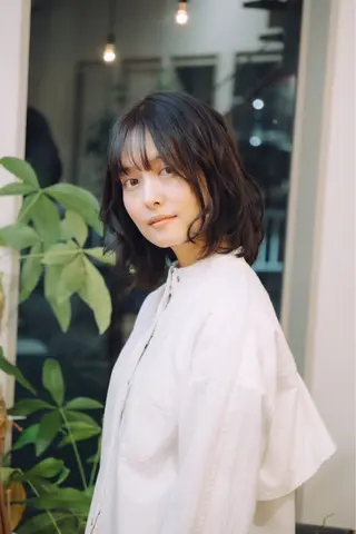 ミディアム Beat+所属・beat 磯谷のヘアスタイル