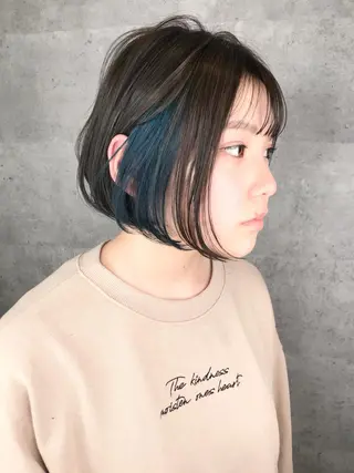 ショート カラー _WHITE鳳店所属・_WHITE /藤田唯生のヘアスタイル