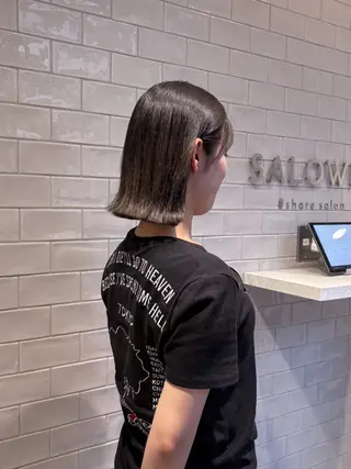 ショート カラー パーマ ヘアアレンジ メンズ 切りっぱなしヘア/ ブリーチなしRYOのヘアスタイル