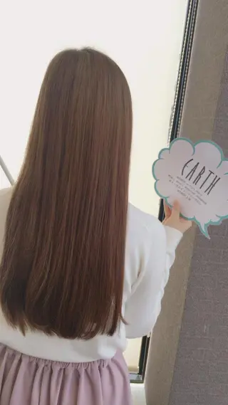 ロング ヤマグチ ナツキのヘアスタイル