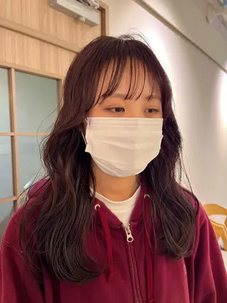 ロング カラー ショート/ボブ/透明 感カラー/高橋あみのヘアスタイル