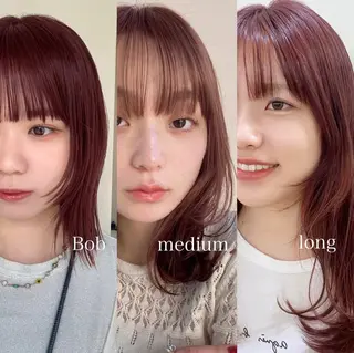 ミディアム shiori/暖色/ レイヤー/似合わせのヘアスタイル