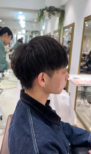 メンズ SALOWIN渋谷caldo店B1所属・岐津公太 メンズ縮毛矯正のプロのヘアスタイル