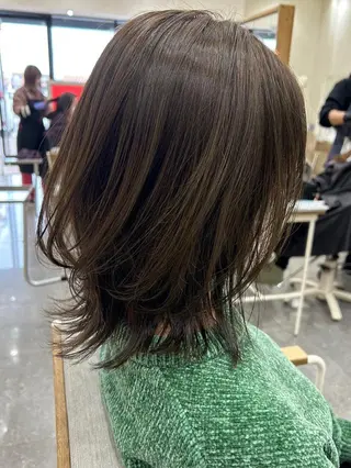 ミディアム 高橋遼太✂️カット/ 縮毛矯正/髪質改善のヘアスタイル