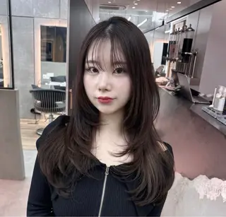 ロング カラー 髪質改善/縮毛矯正/ 韓国ヘア/矢野のヘアスタイル