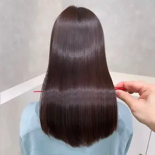 セミロング 艶髪・透明感カラー ✨若松良樹のヘアスタイル