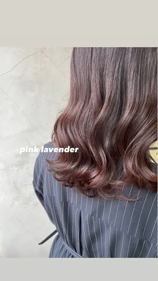 セミロング ヤマダレナ/個室/ 透明感艶カラー😽✨のヘアスタイル