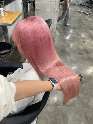 ロング カラー ハイトーン 横浜💞ミオのヘアスタイル