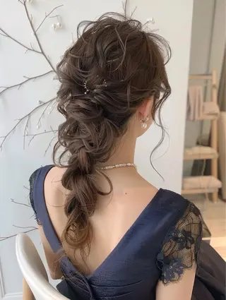 ヘアアレンジ RYONA/大阪/ 韓国風レイヤー🎀のヘアスタイル