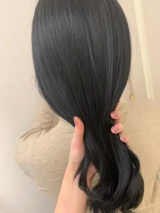 ロング カラー unico.所属・韓国ヘア/暖色カラー 新美多英のヘアスタイル