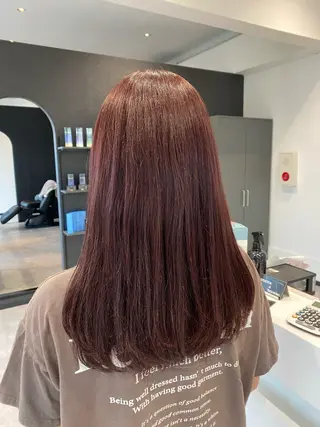 ロング JILL    hair所属・maki💖 ボブ/縮毛矯正のヘアスタイル