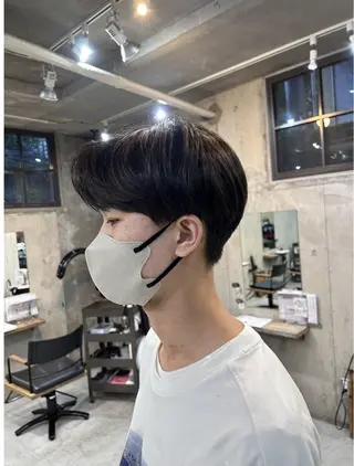 ショート パーマ メンズ メンズパーマ ジンのヘアスタイル