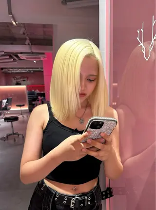 カラー ブリーチカラー 特化/MAHIROのヘアスタイル