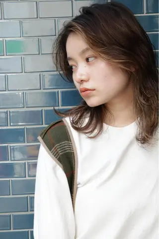 ミディアム ヘアアレンジ ネイル メンズパーマの達人 🌟川内絵人のヘアスタイル