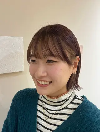 カラー 櫻井 莉子のヘアスタイル