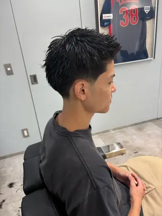 ショート パーマ メンズ INTRO SHIBUYA by Fi-Ne所属・💈メンズフェード 特化DAIYA💈のヘアスタイル