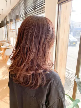 ミディアム カラー 工藤 惇のヘアスタイル