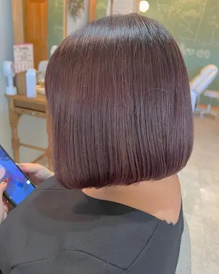 ショート ぱつボブ/ ショート/YUKIのヘアスタイル