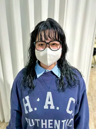 セミロング behive  駅前店所属・菊地 桃花のヘアスタイル