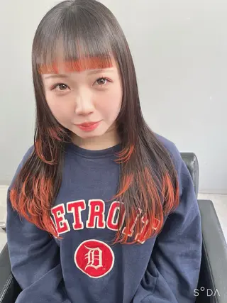 ロング カラー 🎀透明感 カラー🎀ミズキのヘアスタイル