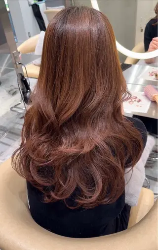 ロング 韓国カット/透明感 カラー/NANAMIのヘアスタイル