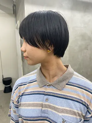 ショート カラー yiye 青山所属・無料カットモデル募集 🌱ひょうがのヘアスタイル