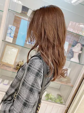 ロング カラー 菅村 勇亮のヘアスタイル