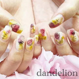 ネイル dandelion ダンデライオンのネイルデザイン