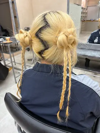 ロング ヘアアレンジ grow所属・Ruka 🎀のヘアスタイル