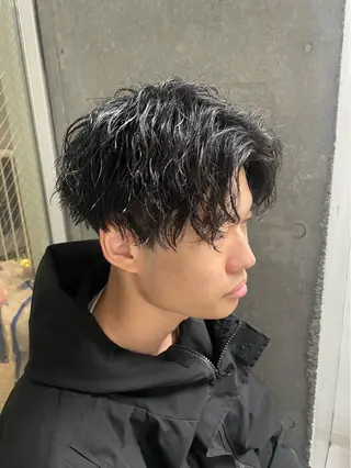 パーマ メンズ メンズモテパーマ💙 fuwaのヘアスタイル