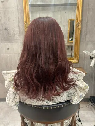 ロング カラー HAIR BASE ZAWAWA所属・レイヤー/ブリーチ| 特殊パーマ/赤澤のヘアスタイル