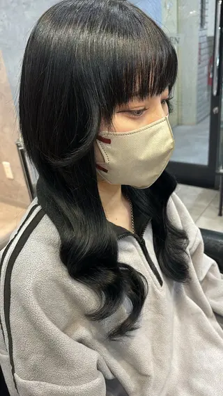 ロング 原宿/プルエ ク/上品カラー/そらのヘアスタイル