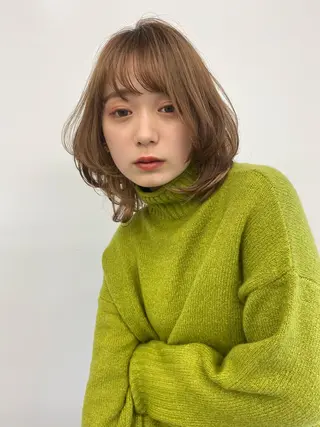 ミディアム カラー ✨大人韓国レイヤー ✨吉原 潤✨のヘアスタイル