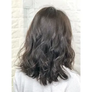 ミディアム カラー KIZU 髪質改善 オカルト怪談のヘアスタイル