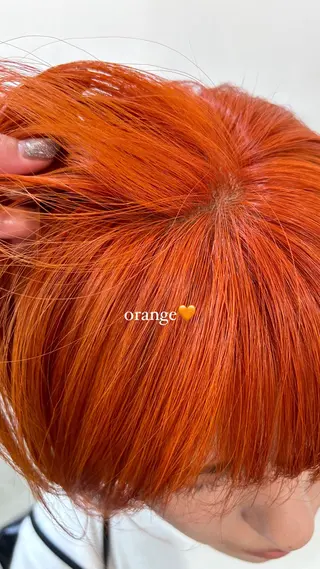 ショート カラー 切りっぱなしボブ🪐 Anzuのヘアスタイル