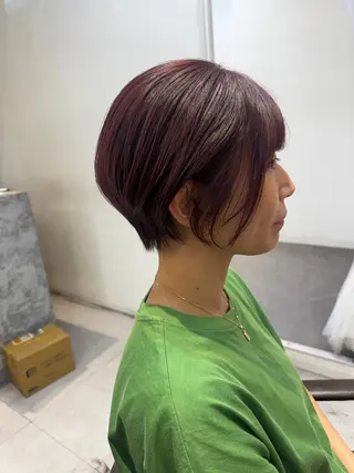ショート カラー Dxxxx III所属・オシャレ女性目線の 大人メンズ❁⃘*.ﾟのヘアスタイル