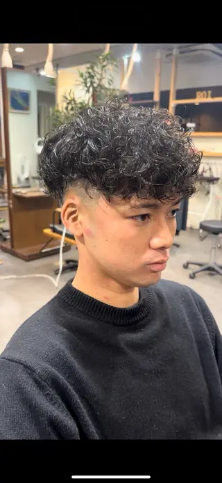 パーマ メンズ 年間2000名担当◎ パーマ職人/仲原佑樹のヘアスタイル