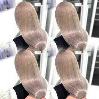 ロング カラー ハイトーン/レイヤー 透明感/瑶平のヘアスタイル