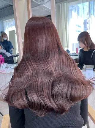 ロング 💘Kurea💘 艶髪/韓国/暗髪のヘアスタイル