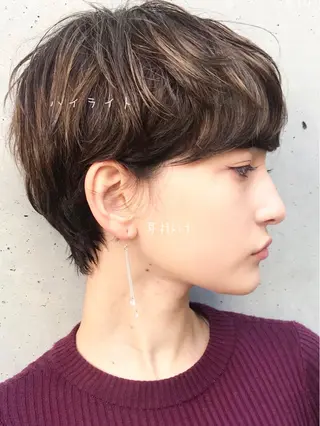 ショート 古沢 新のヘアスタイル